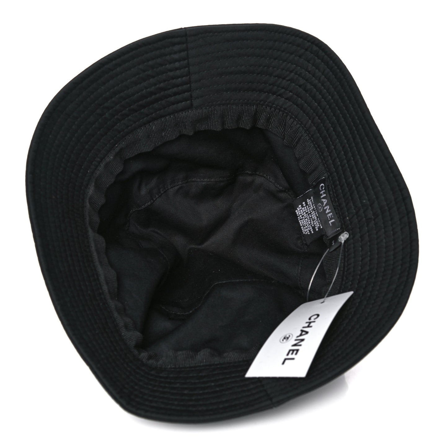 Cotton CC Bucket Hat S Black