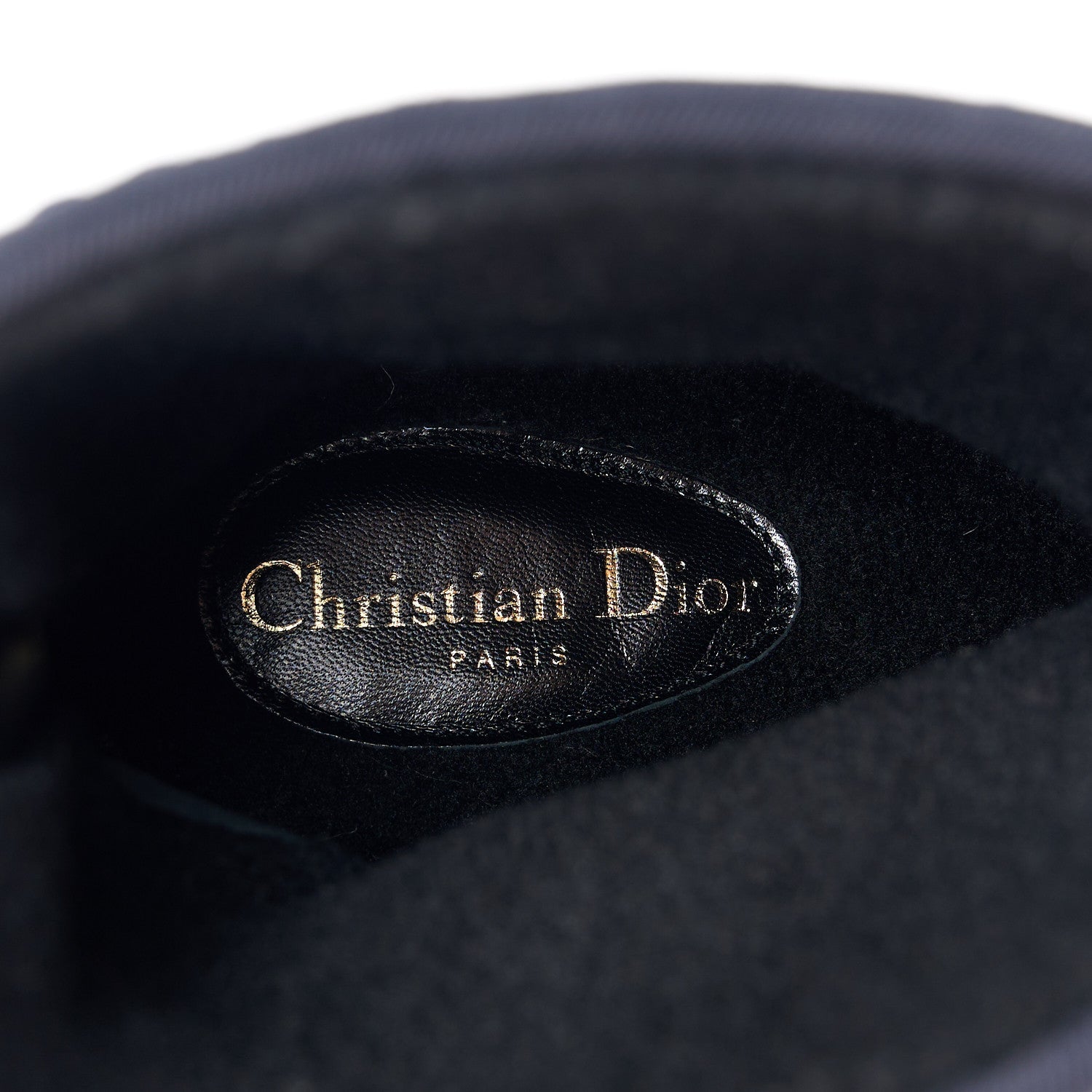Christian Dior Velvet Oblique Granville Espadrille Boots 36.5 Deep Blue 7 of 8