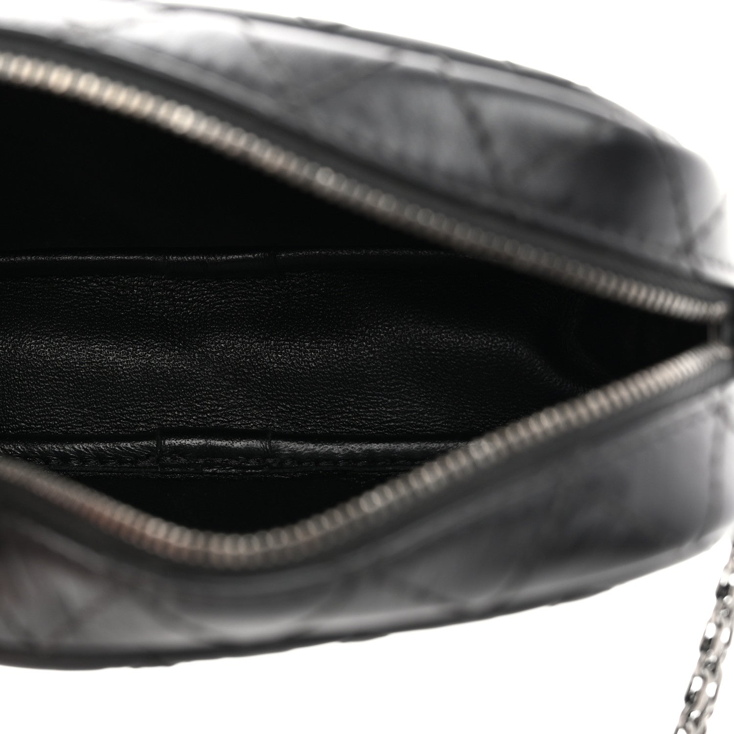 Chanel Aged Calfskin Quilted Mini Reissue Camera Case Black 5 of 10
