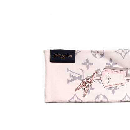 Louis Vuitton Silk Monogram Confidential Bandeau Light Pink 2 of 4