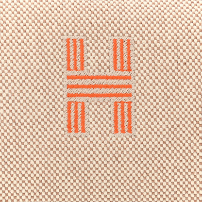 Hermes Canvas Small Bride-A-Brac Pouch Natural Orange 7 of 9