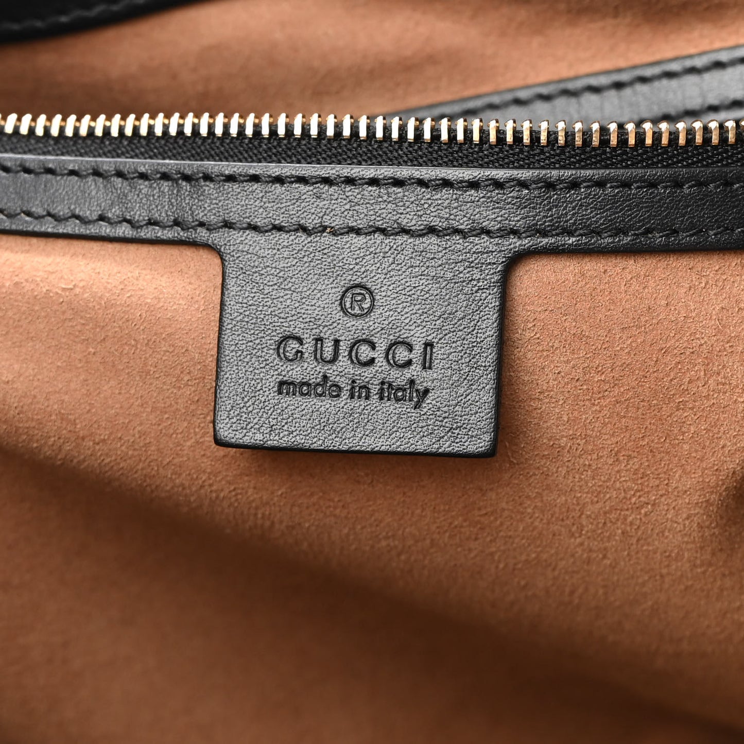 GG Supreme Monogram Medium Padlock Tote Black