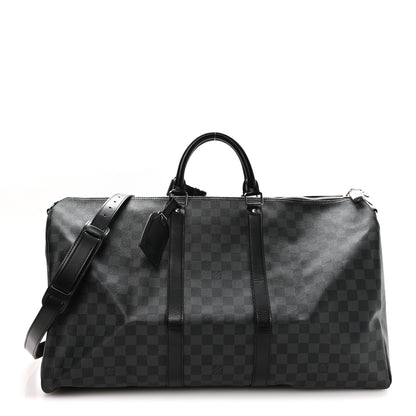 Louis Vuitton Damier Cobalt Keepall Bandouliere 55 1 of 9