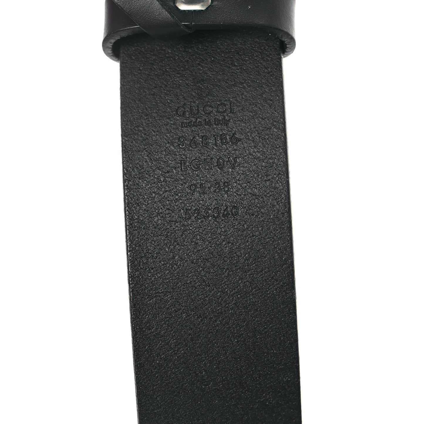 Selleria Calfskin Monochrome Interlocking G 37mm Belt 95 38 Black