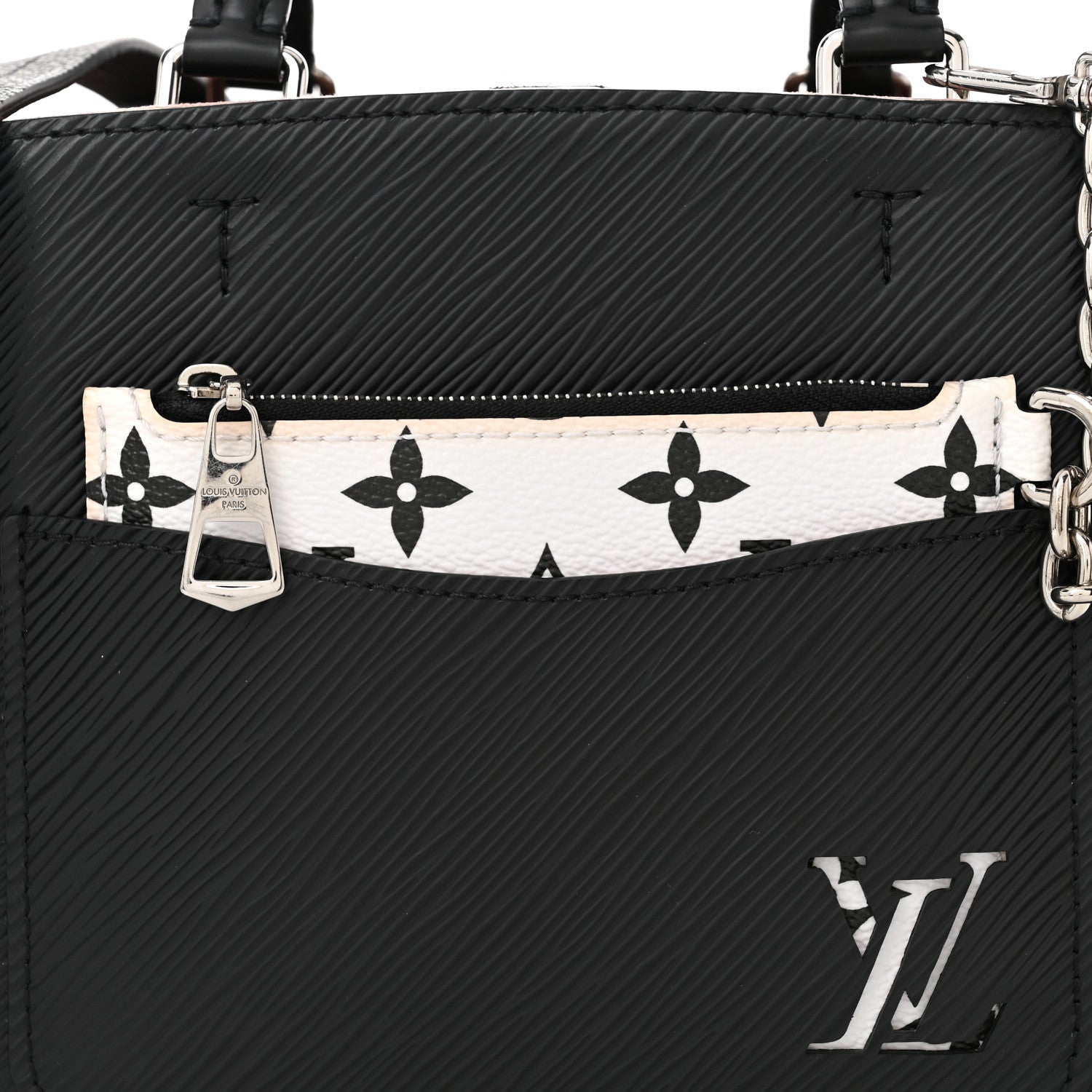 Louis Vuitton Epi Marelle BB Tote Black 8 of 11