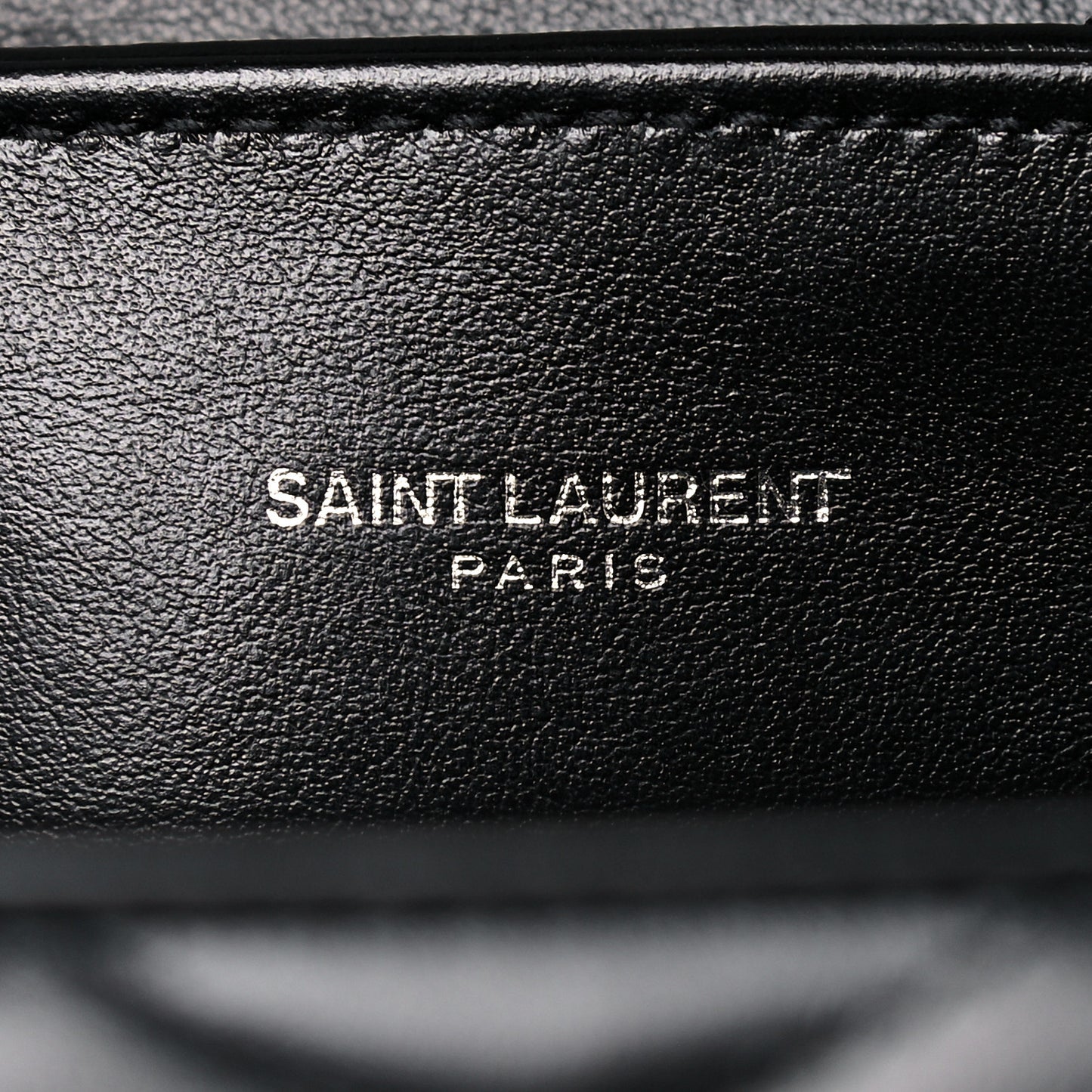 Calfskin Y Quilted Monogram Medium Loulou Chain Satchel Black