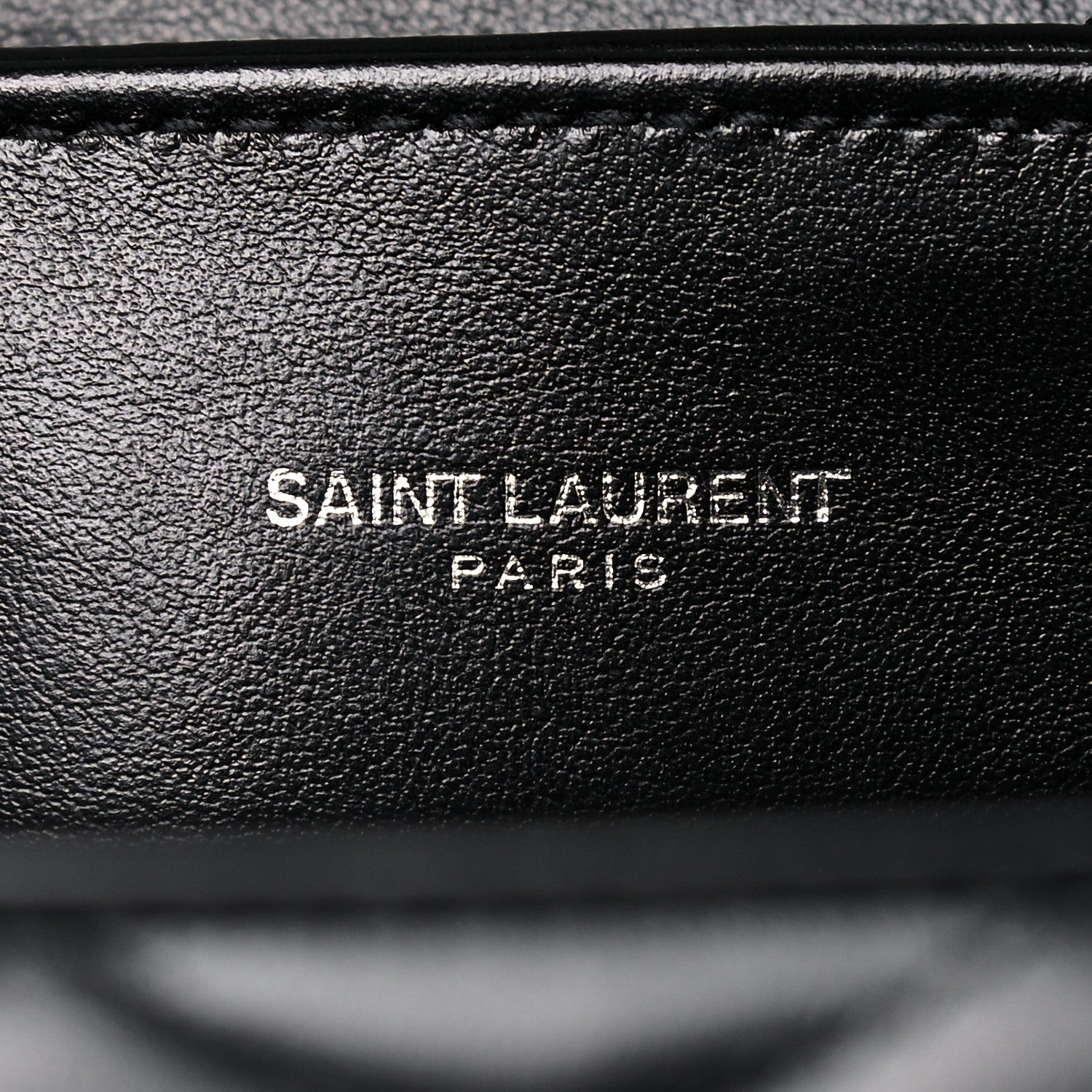 Saint Laurent Calfskin Y Quilted Monogram Medium Loulou Chain Satchel Black 8 of 15