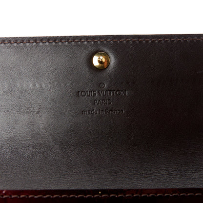 Louis Vuitton Vernis Sarah Wallet Rouge Fauviste 6 of 10