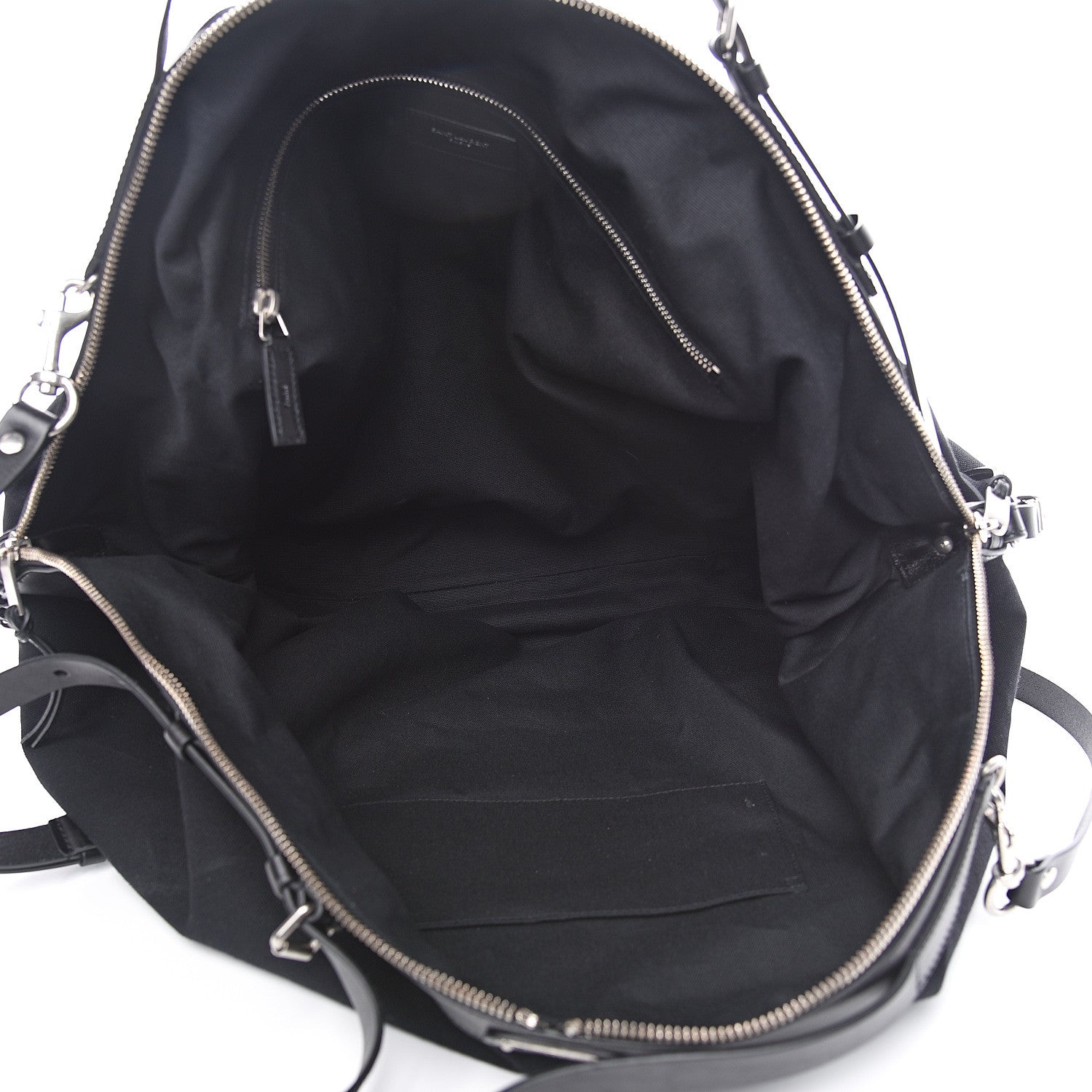 Saint Laurent Canvas ID Shopping Bag Black 4 of 8