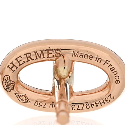 Hermes 18K Rose Gold TPM Farandole Stud Earrings 4 of 5