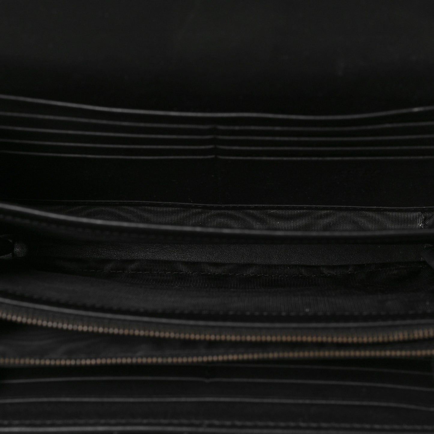 Velvet Matelasse GG Marmont Chain Wallet Black