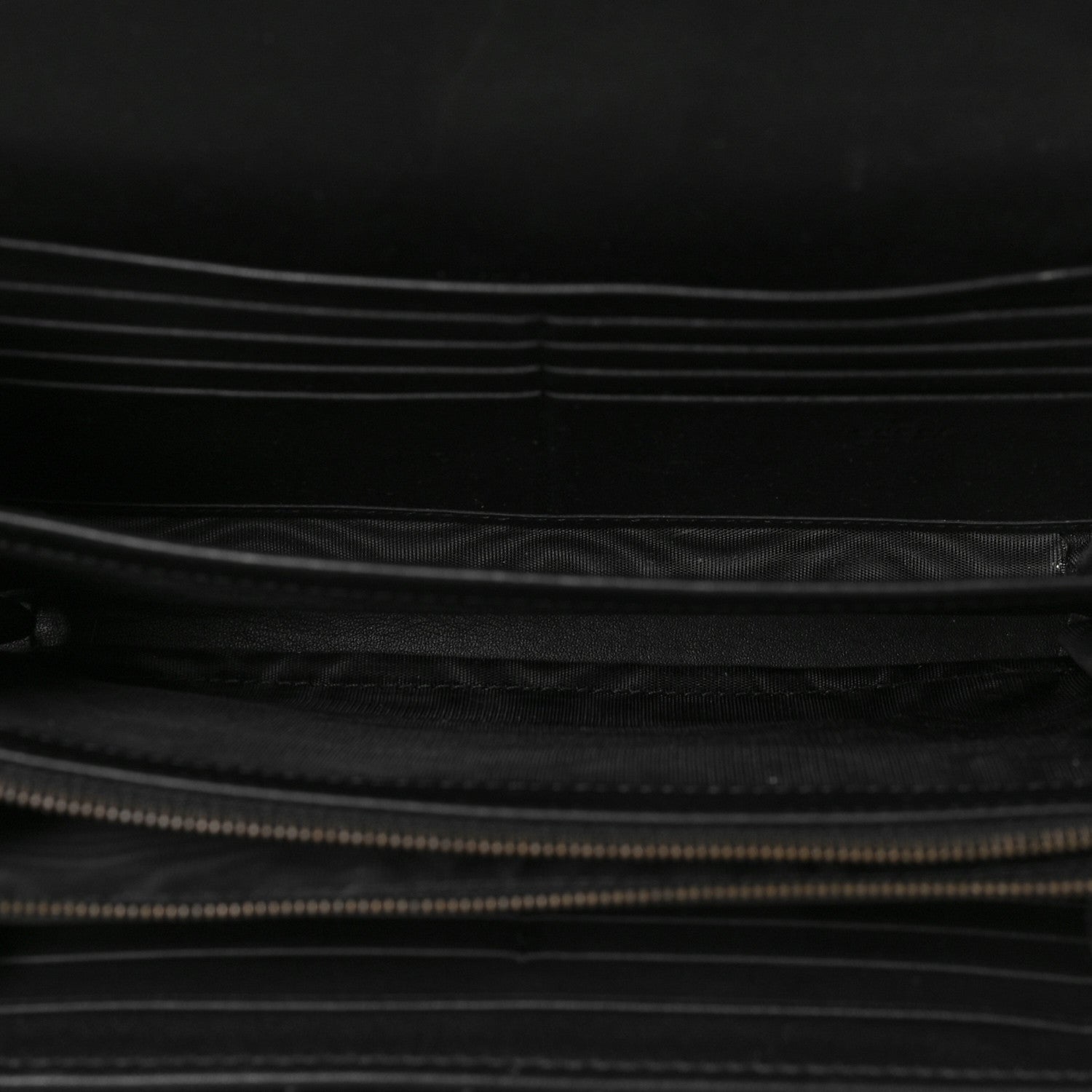 Gucci Velvet Matelasse GG Marmont Chain Wallet Black 5 of 7