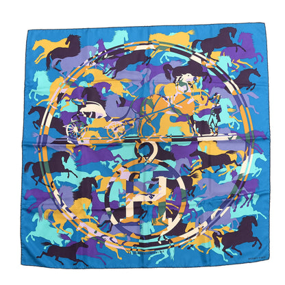 Hermes Silk Ex Libris En Camouflage Scarf 90 1 of 3