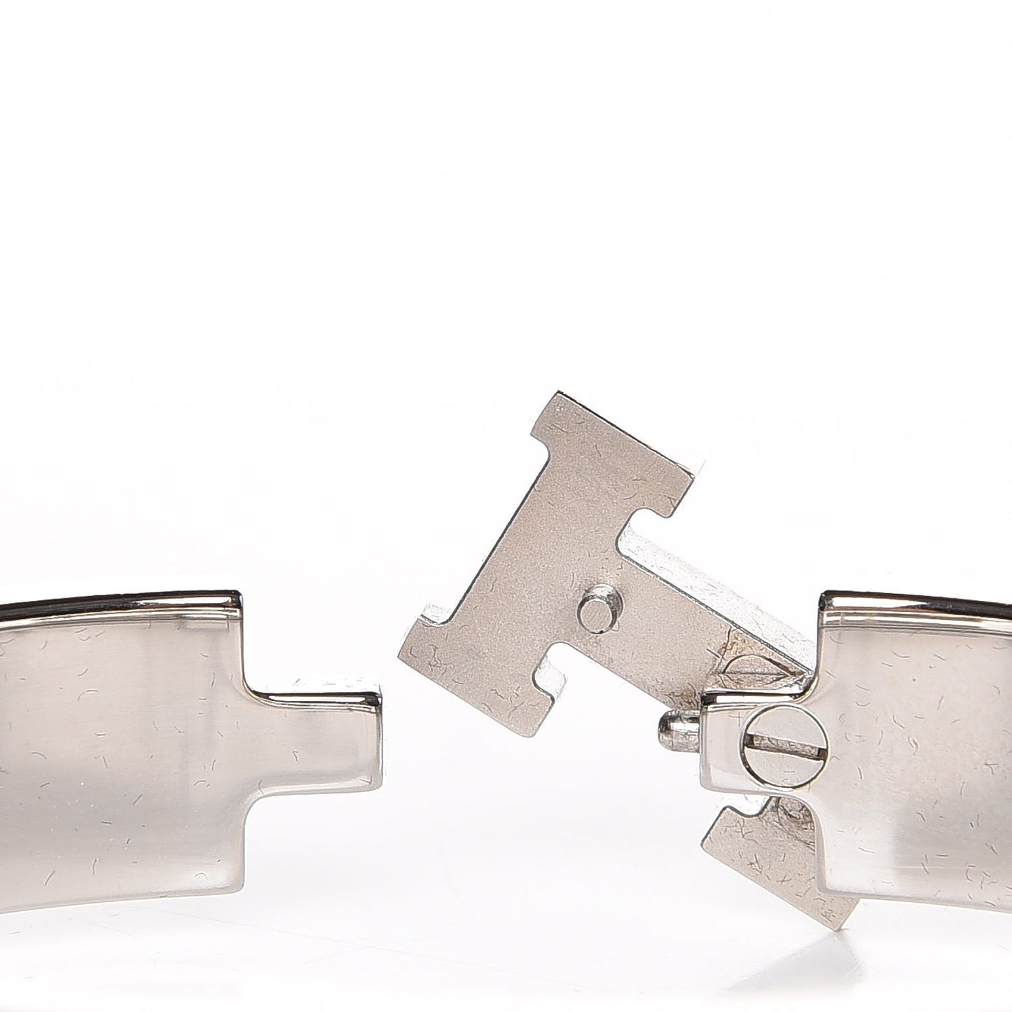Enamel Narrow Clic Clac H Bracelet PM Purple