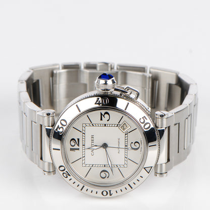 Cartier Stainless Steel 40mm Pasha C Seatimer Automatic Watch 5 of 10