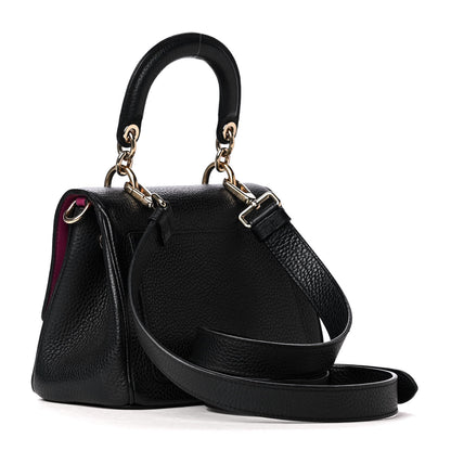 Christian Dior Bullcalf Mini Be Dior Flap Black Fraise 4 of 18