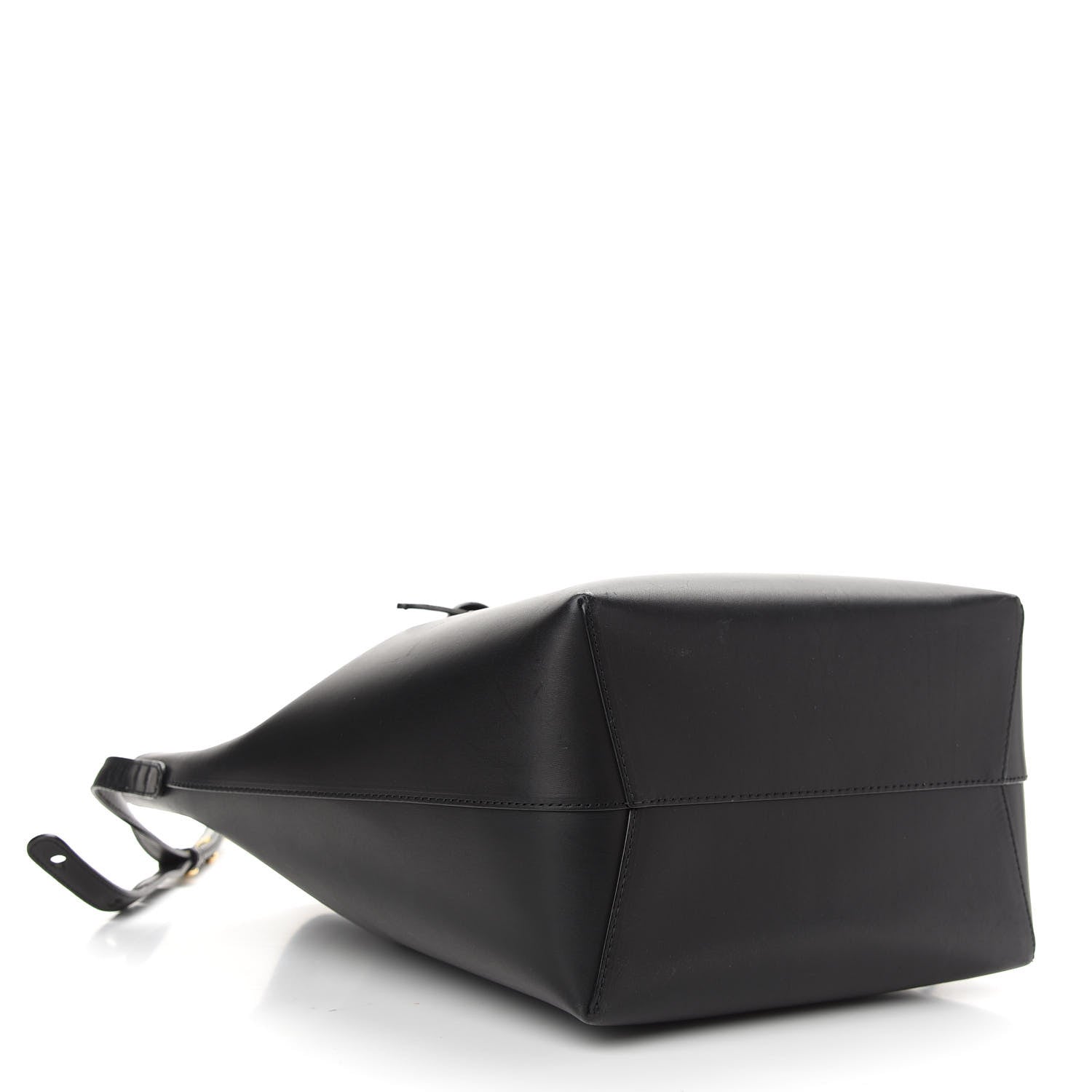 Mansur Gavriel Vegetable Tanned Calfskin Bucket Bag Black Ballerina 4 of 12