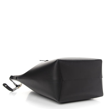 Mansur Gavriel Vegetable Tanned Calfskin Bucket Bag Black Ballerina 4 of 12