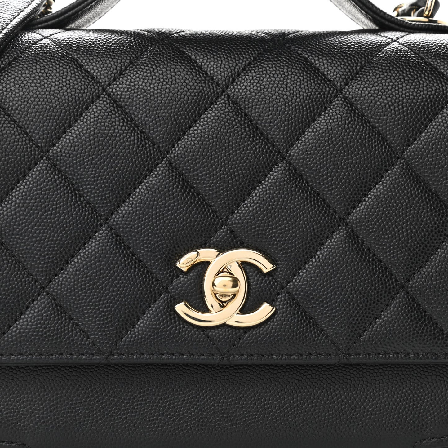Caviar Quilted Medium Business Affinity Flap Black