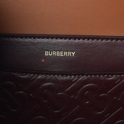 Burberry Calfskin Embossed Monogram Small Belt Bag Oxblood 7 of 10