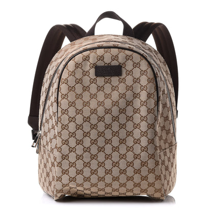 Gucci GG Monogram Travel Backpack Dark Brown 1 of 10