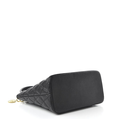 Chanel Caviar Quilted Medallion Tote Black 4 of 10