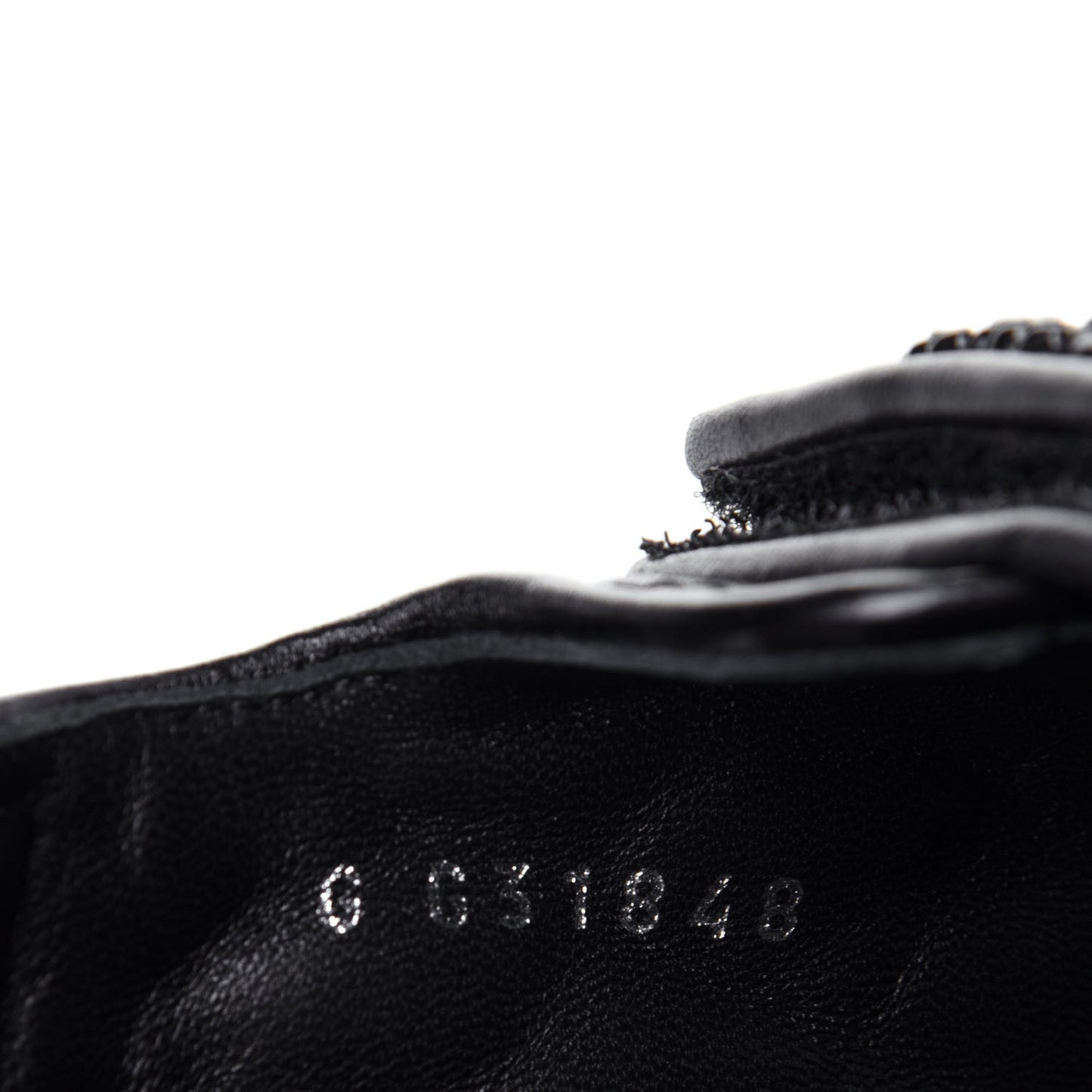 Lambskin Velcro Dad Sandals 37 Black