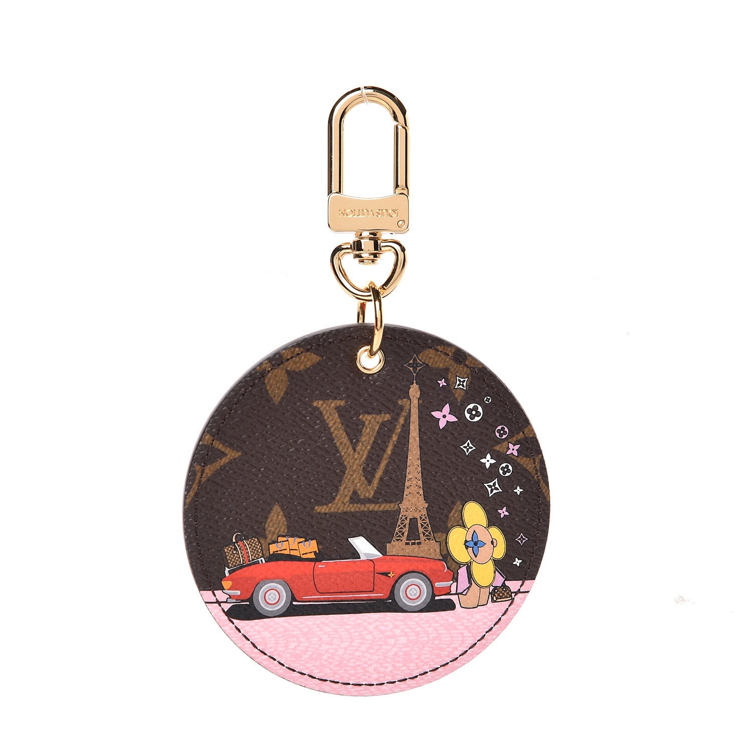 Louis Vuitton Monogram 2019 Christmas Animation Paris Bag Charm Key Ring 1 of 4