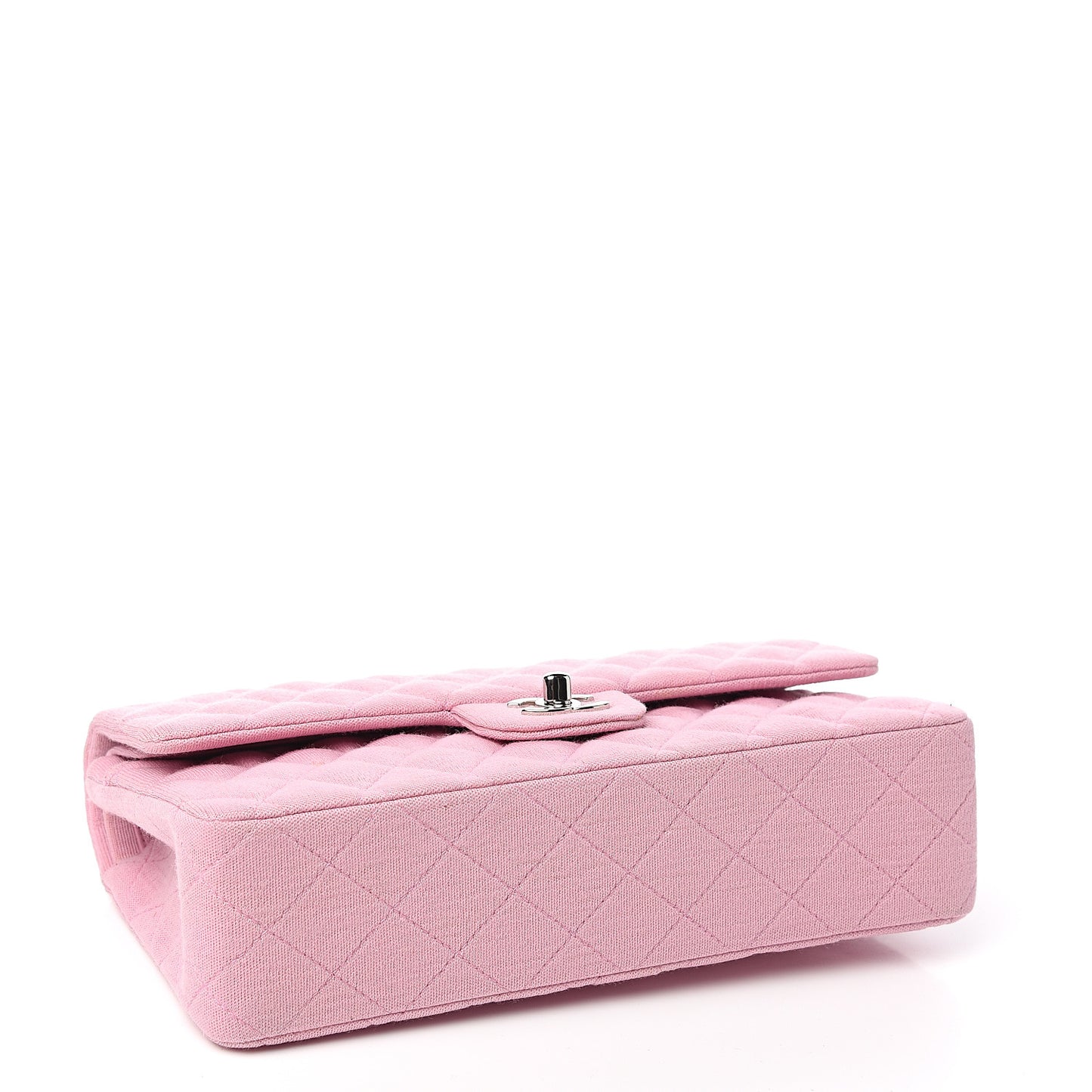 Jersey Quilted Small Double Flap Pink