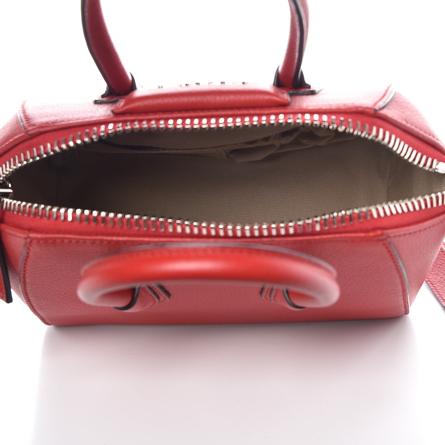 Givenchy Sugar Goatskin Mini Antigona Red 5 of 10