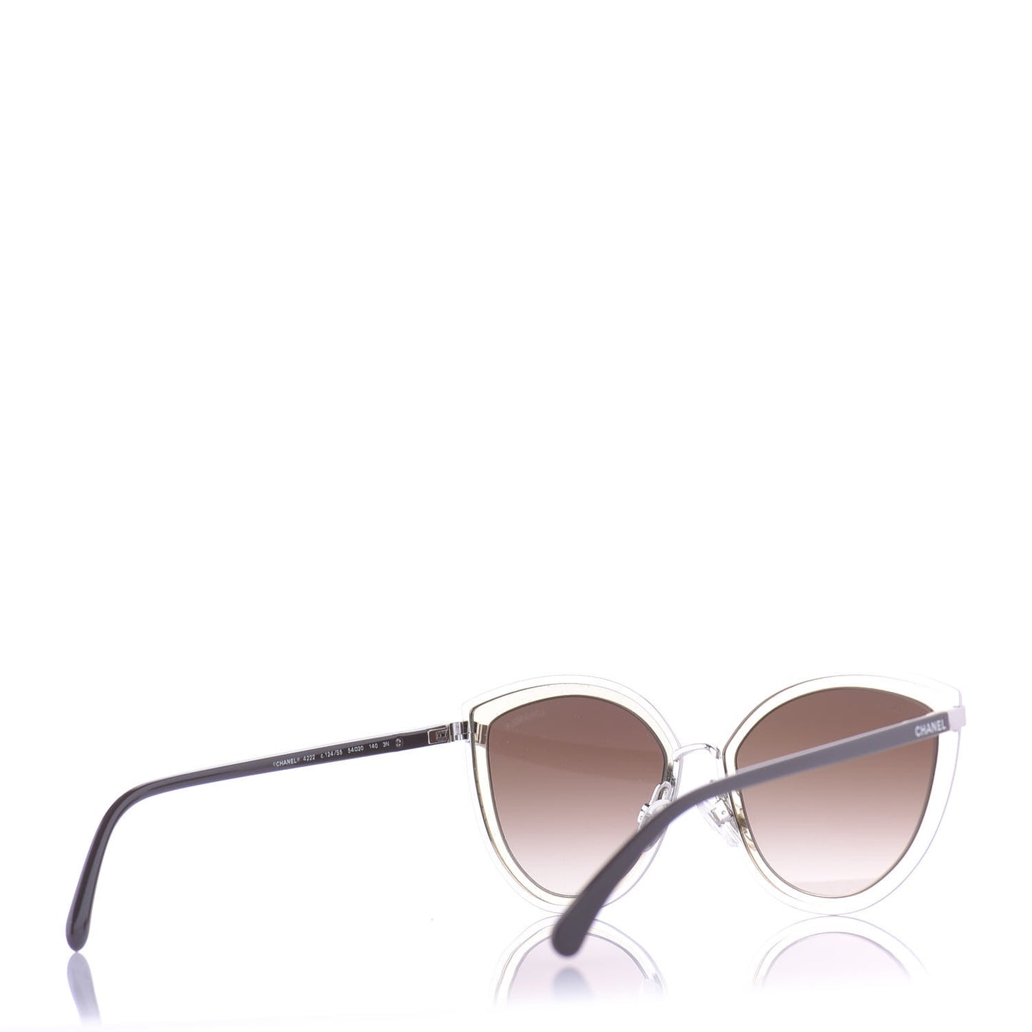 Metal Cat Eye Sunglasses 4222 Gold