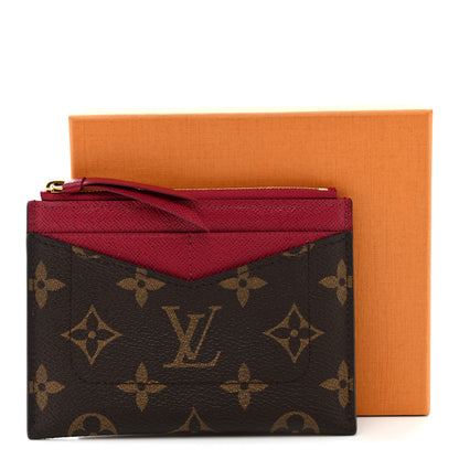 Louis Vuitton Monogram Zipped Card Holder Fuchsia 7 of 7