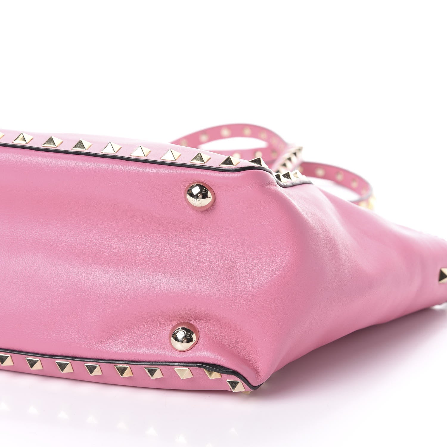 Valentino Garavani Vitello Small Rockstud Tote Ninphea 8 of 8