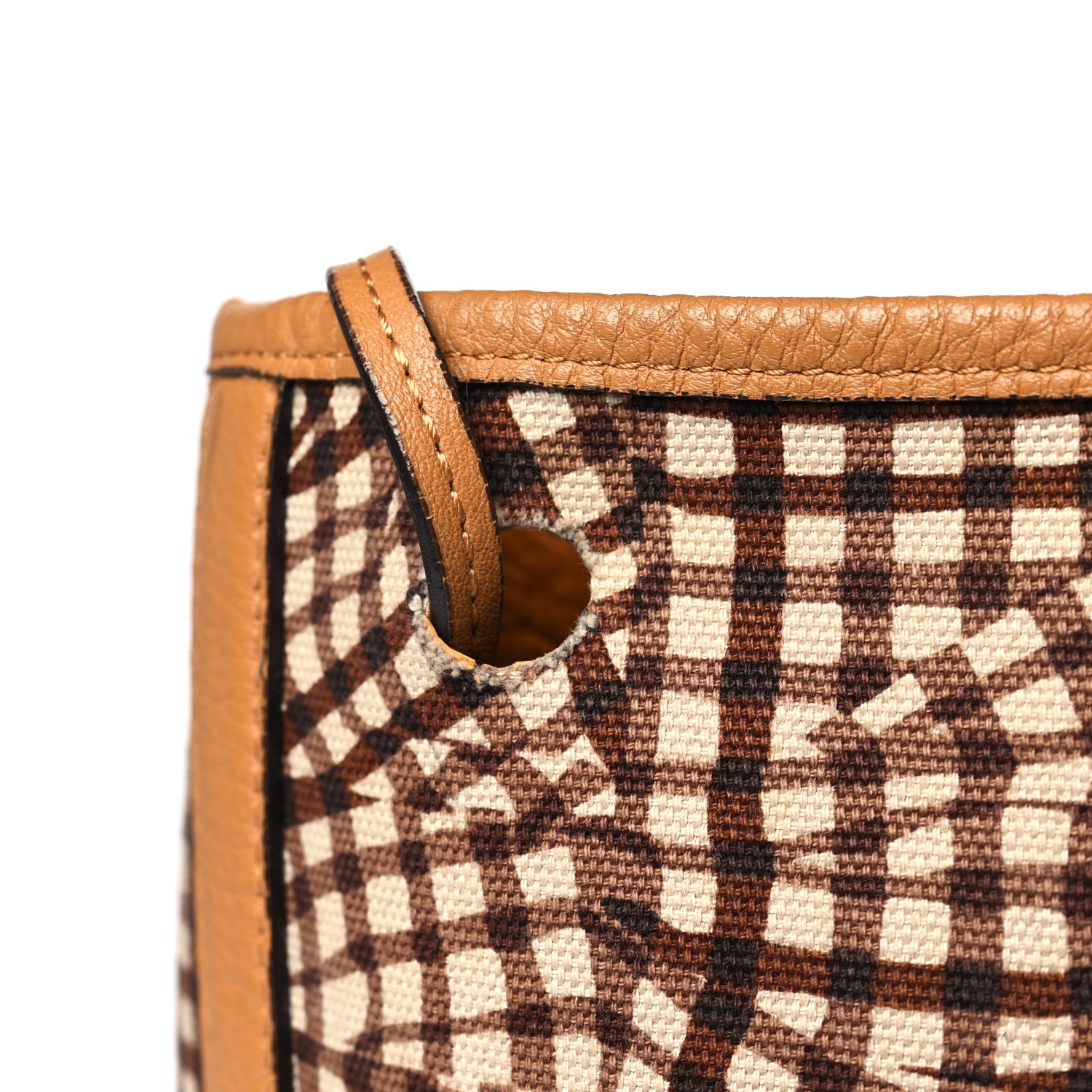MCM Visetos Medium Liz Reversible Shopper Tote Cognac 15 of 15