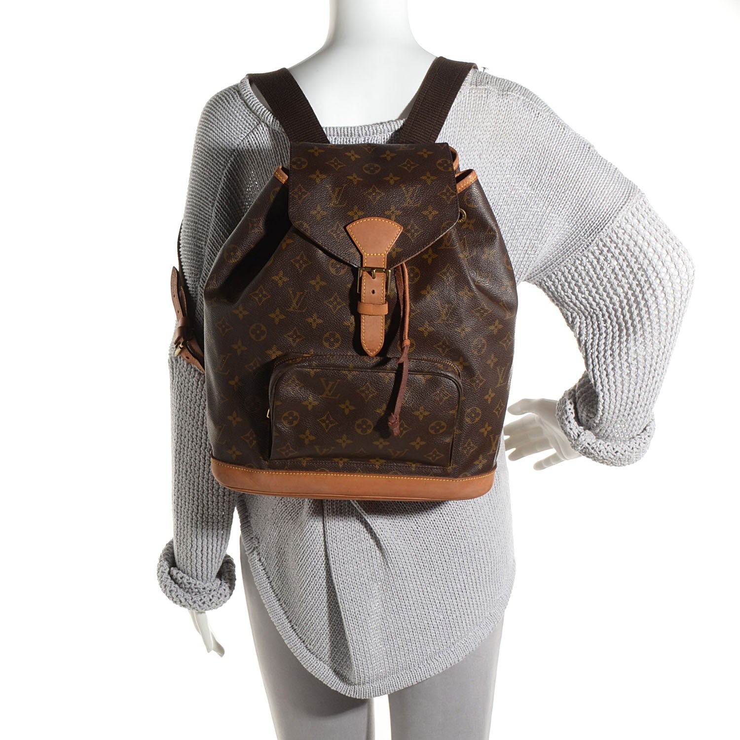 Louis Vuitton Monogram Montsouris GM Backpack 2 of 7