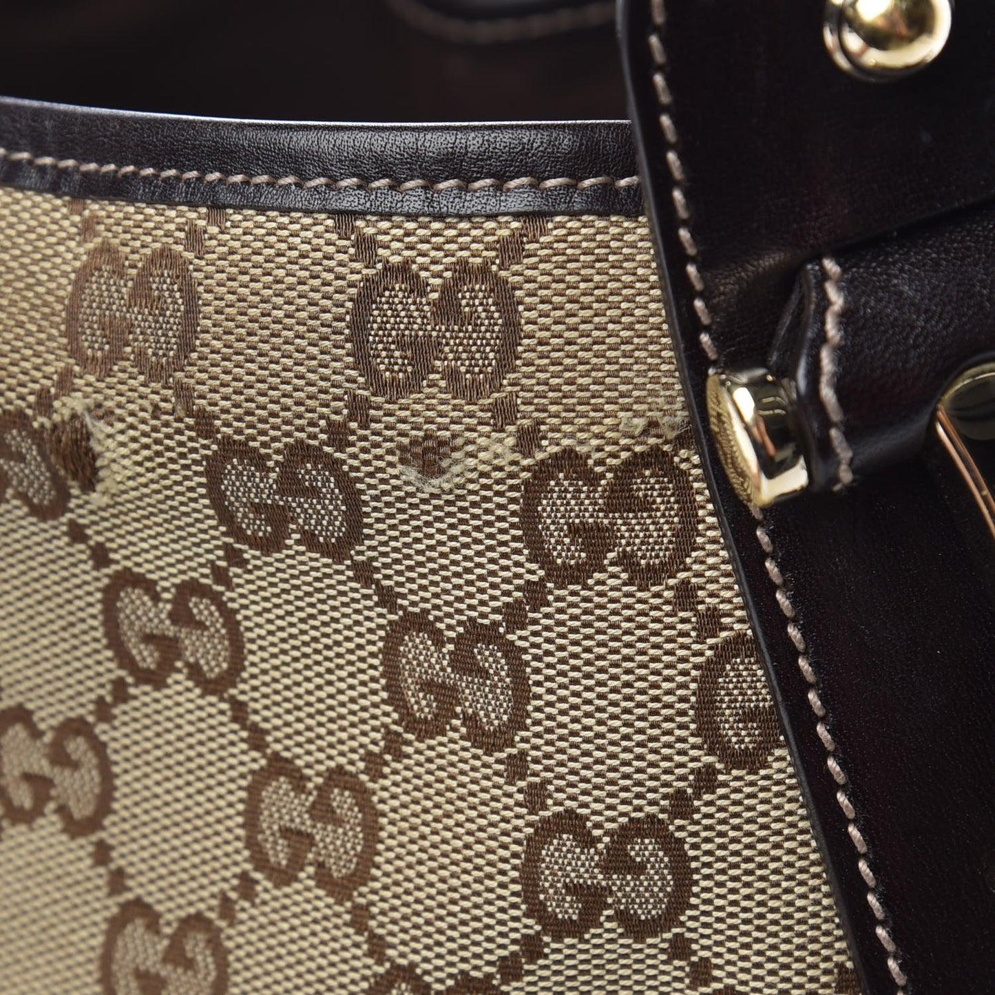 Monogram Medium Pelham Shoulder Bag Dark Brown