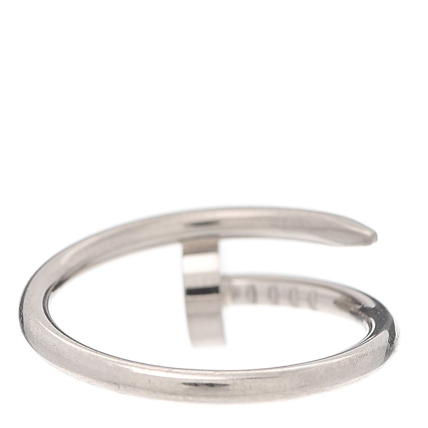 18K White Gold Small Juste Un Clou Ring 49 4.75