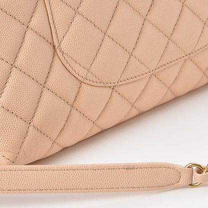 Chanel Caviar Quilted Small Coco Handle Flap Light Beige 8 of 8