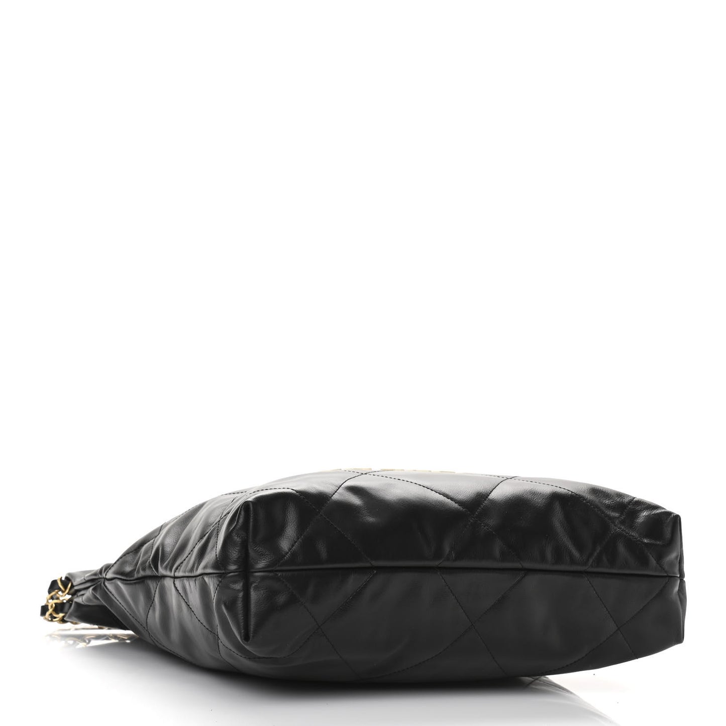 Calfskin Quilted Small Chanel 22 Black