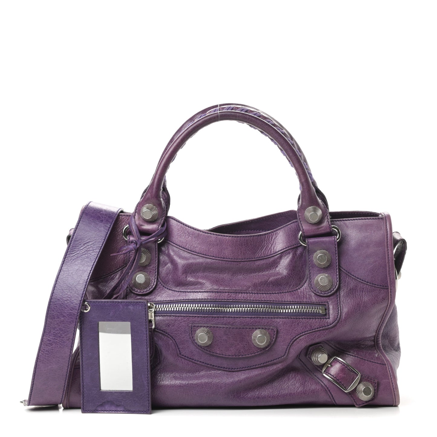 Agneau Giant 21 Silver Hardware City Raisin