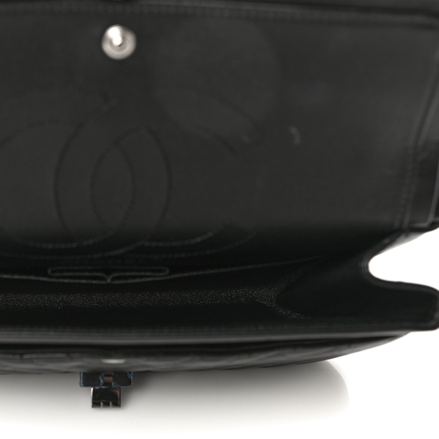Aged Calfskin Chevron Quilted 2.55 Reissue 225 Flap So Black