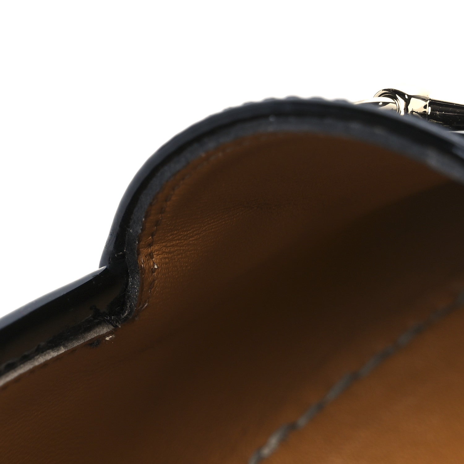 Gucci Patent Womens Jordaan Loafers 39.5 Black 11 of 12