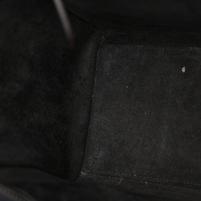 Celine Drummed Calfskin Micro Luggage Black 12 of 20