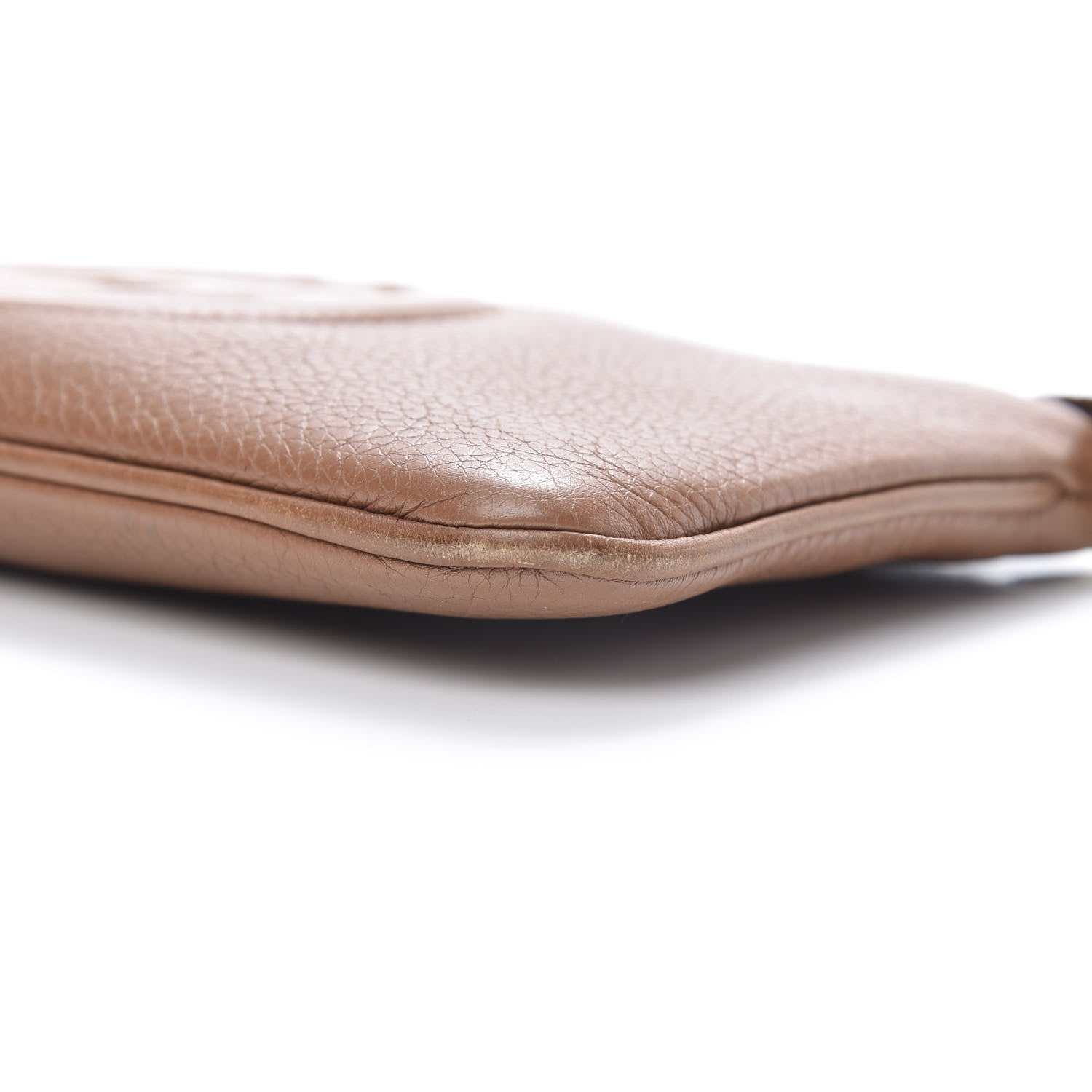 Gucci Pebbled Calfskin Soho Wristlet Camelia 13 of 14