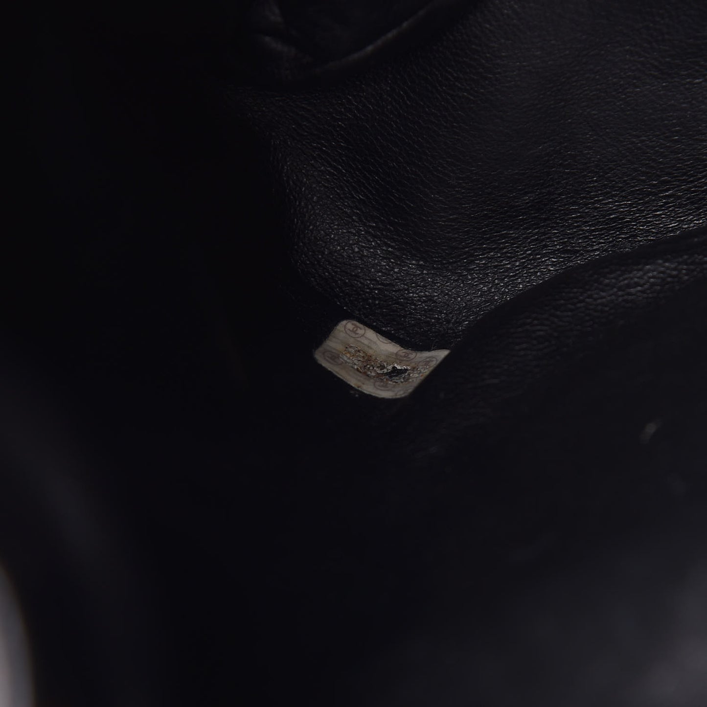 Lambskin Quilted Drawstring Backpack Black
