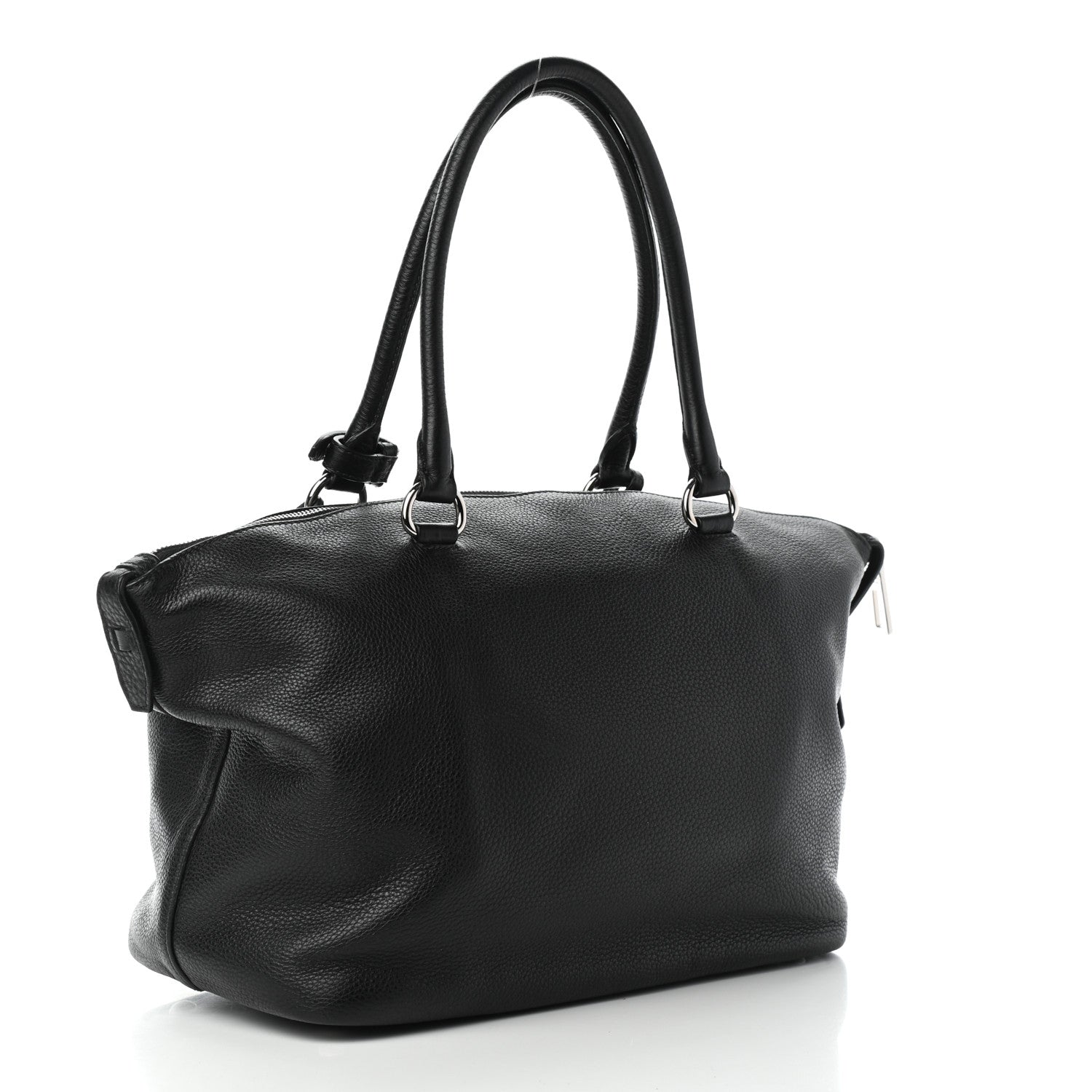 Prada Vitello Phenix Satchel Black 3 of 8