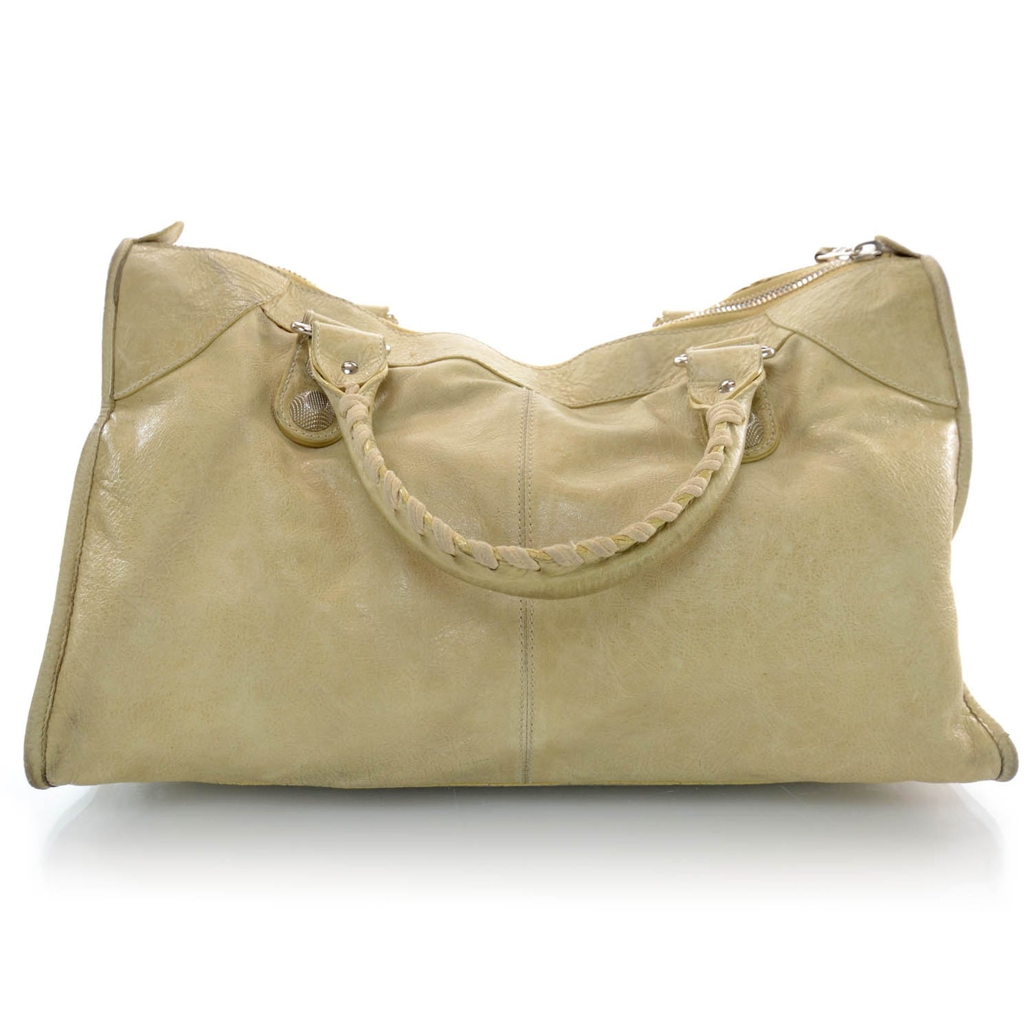 Agneau Giant 21 Silver Hardware Work Praline