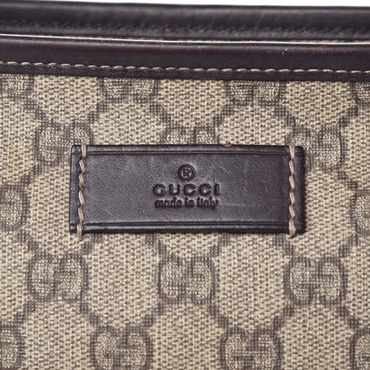 Gucci GG Supreme Monogram Small Joy Tote Dark Brown 6 of 20