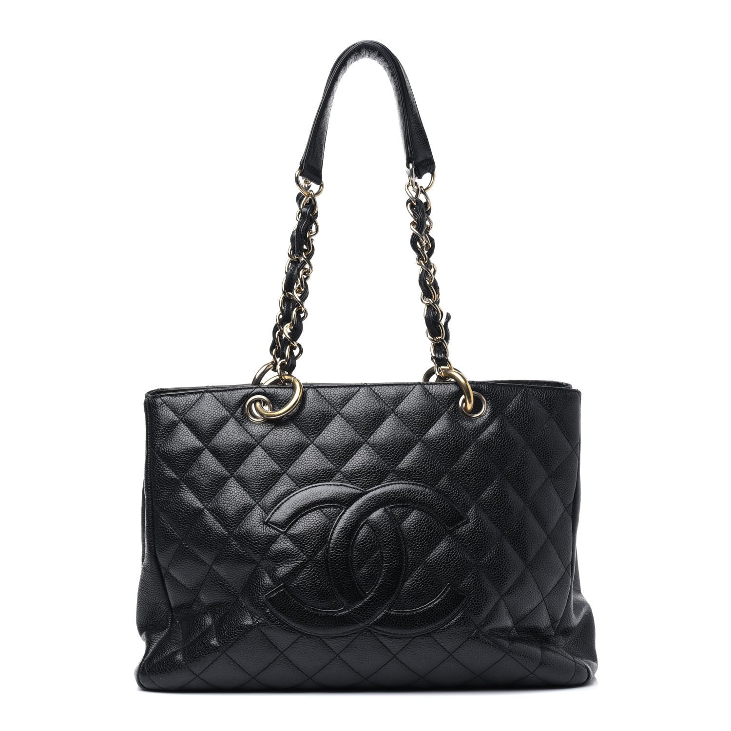 Chanel Caviar Quilted Grand Shopping Tote GST Black 1 of 28