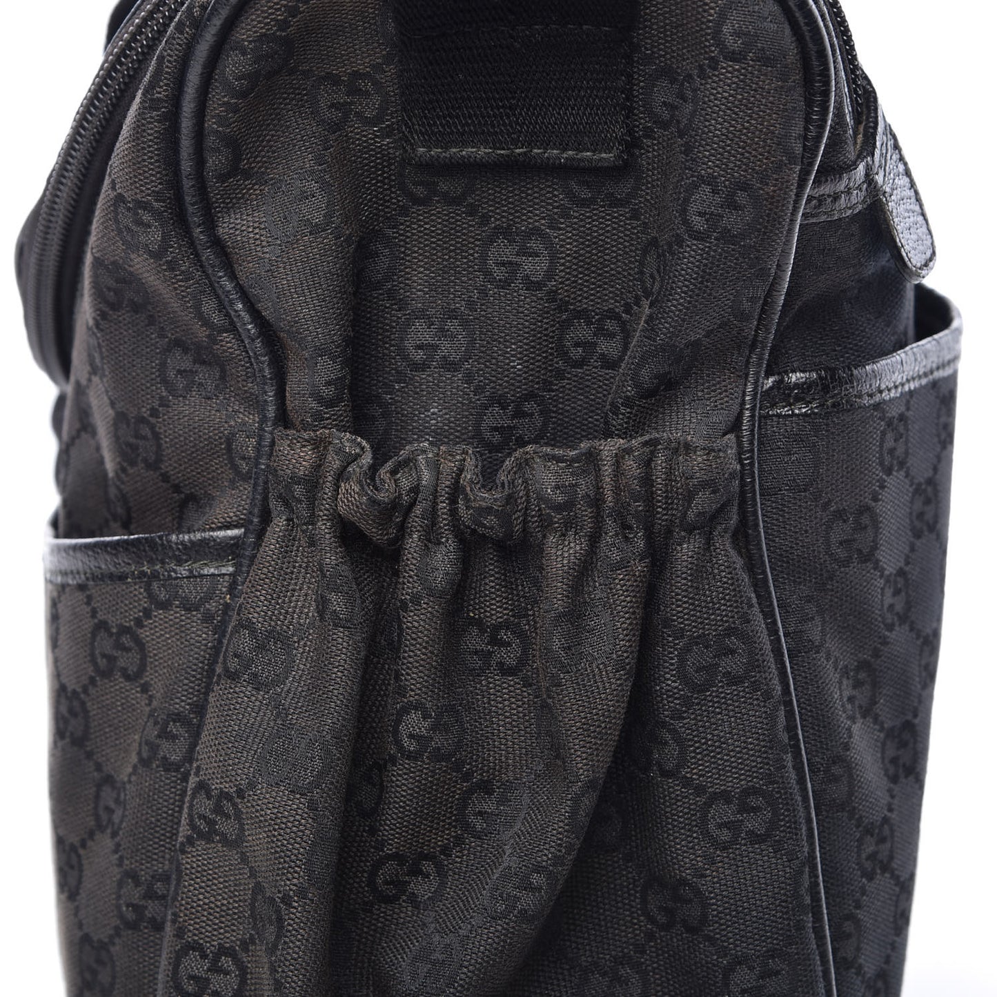 Monogram Large Diaper Bag Black